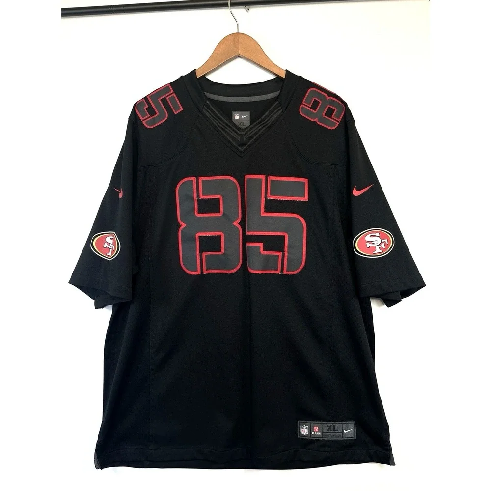 Nike NFL San Francisco 49ers #85 Football Jersey Vernon Davis Size XL